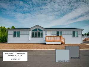 Pre-purchase your mobile home in the desired exterior color today.