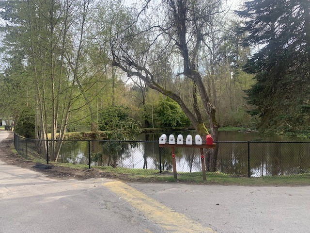 New Fence Around the Pond