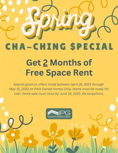Spring cha ching special.